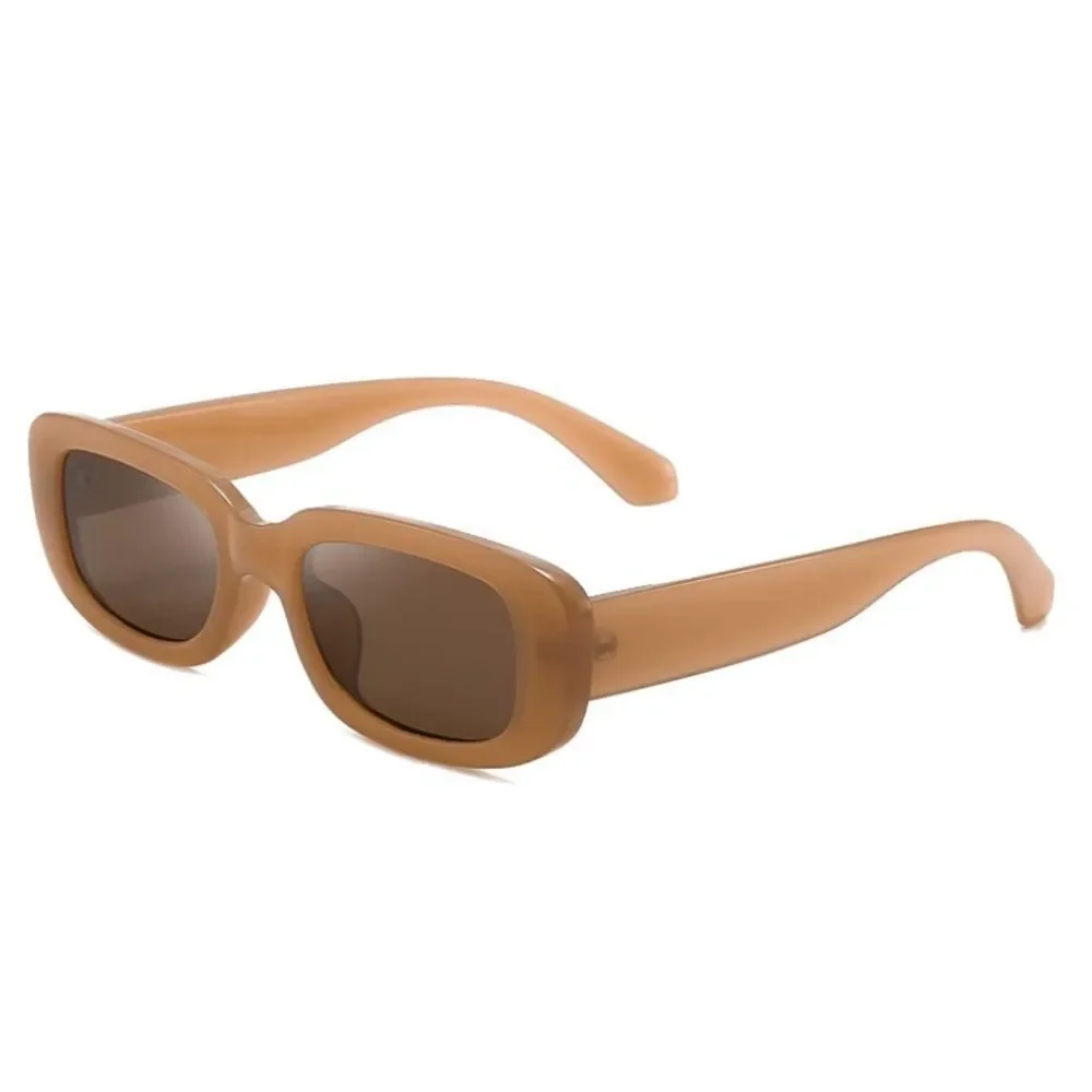 Tan Rectangle sunglasses